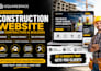 design squarespce website construction company website contractor website